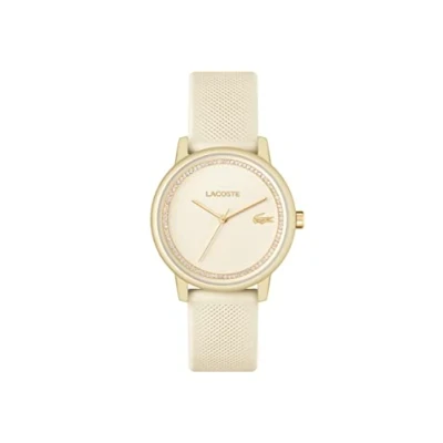 Abbildung von Lacoste 3H Champagne CASE DIAL WITH DET Uhr, Damen, Größe: One Size, Off white