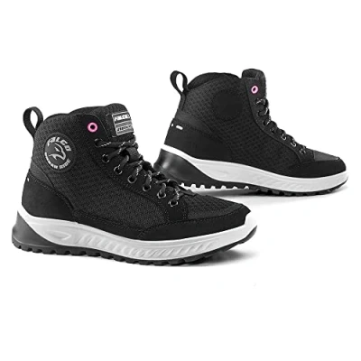 Abbildung von Falco Airforce Damen Motorradschuhe (Black,38)