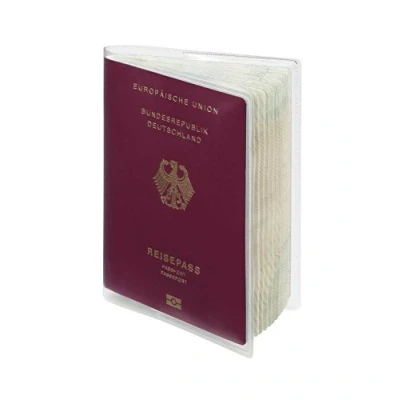 Abbildung von Durable Schutzhülle (für Reisepässe, ab März 2017) 10 Stück, transparent, 214319