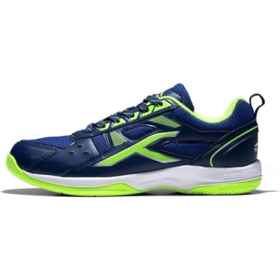 Abbildung von hundred Raze Non Marking Professional badminton Schuhe Badmintonschuh (Geeignet für Hallentennis/Squash/Tischtennis/Basketball &amp; Padel, heal shoes toe lace up active sports rubber sole) X POLSTERSCHUTZ