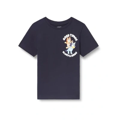 Abbildung von Name it Bluey Tshirt print für Kinder, Größe: 92, Dark sapphire