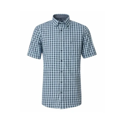 Abbildung von Casamoda Comfort Fitkurzarm Hemd blau, Herren, Größe: Large, Blau