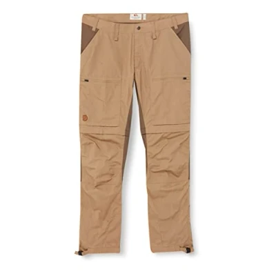 Abbildung von FJALLRAVEN Herren Abisko Lite Trekking Zip Off Tr. M Hose, Sand / Tarmac, 56 EU