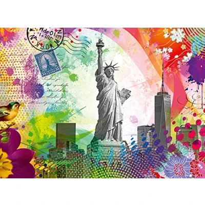 Abbildung von Ravensburger Puzzle 17379 Postkarte aus New York 500 Teile für Erwachsene und Kinder ab 12 Jahren