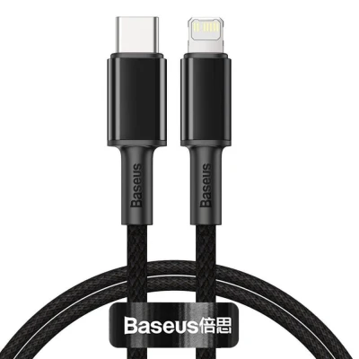 Abbildung von Baseus CATLGD 01, 1 m, Lightning, USB C, Männlich, Schwarz