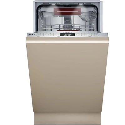 Abbildung von Neff S857ZMX03E, N 50, Smarter Geschirrspüler Vollintegriert, 45 cm, Besteckschublade, Zeolith Trocknung, besonders leise Spülmaschine, höhenverstellbarer Oberkorb, Schmutzerkennung, Aqua Stop