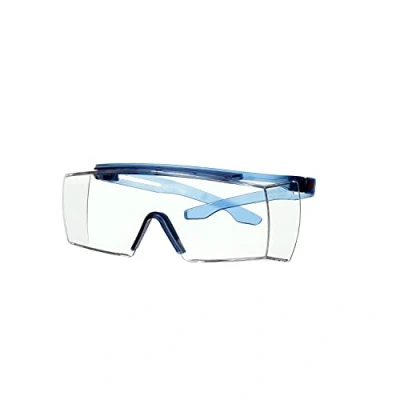 Abbildung von 3M™ SecureFit™ 3700 Überbrille, blaues Gestell, Scotchgard™ Antibeschlag /Antikratz Beschichtung (K&amp;N), klare Scheibe, SF3701SGAF BLU