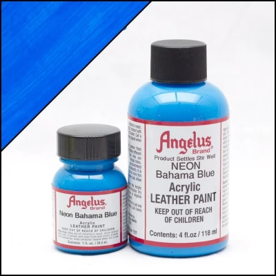 Abbildung von Angelus Lederfarbe Bahamas Blau 118ml