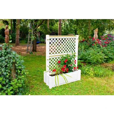 Abbildung von KHW Spalier, Pflanzkasten groß 100 cm mit Zentralspalier