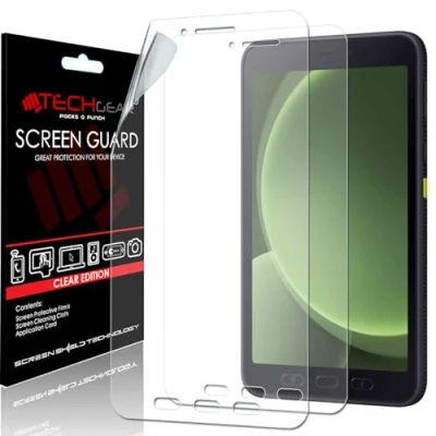 Abbildung von TECHGEAR 2er Pack Displayschutzfolien für Galaxy Tab Active 5 8.0&quot; (SM X306), ultraklare Displayschutzfolie, entworfen Samsung 2024