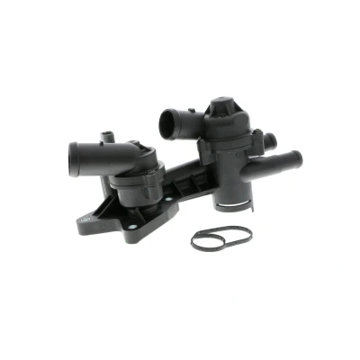 Abbildung von VEMO V10 99 0010 Thermostatgehäuse mit Dichtung, Temperaturgeber Thermostat Original Qualität VOLKSWAGEN: GOLF 5 Schrägheck, 6