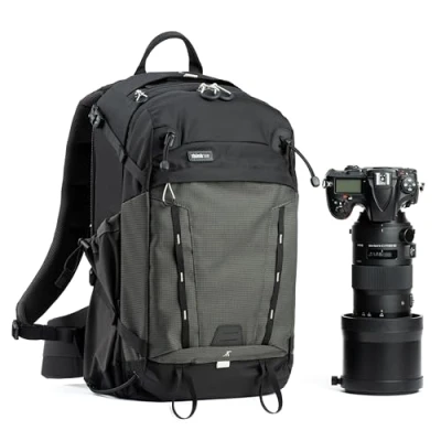 Abbildung von Think Tank Foto Mindshft Backlight Sprint Kamerarucksack, Schieferschwarz, Medium, Modern