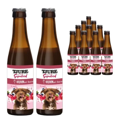 Abbildung von TJURE Hund Superfood Huhn mit Beeren 6er Pack Hundesmoothie 1320,00 ml