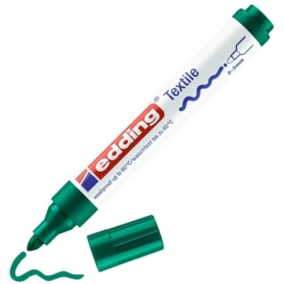 Abbildung von Edding 4500 Textilmarker 2 3mm Grün