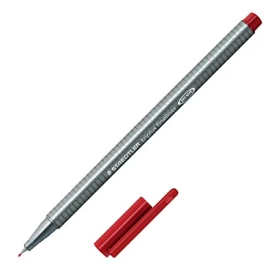Abbildung von Staedtler Triplus FineLiner 334 Superfeine Filzspitze 0,3 mm karminrot