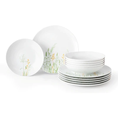 Abbildung von Seltmann Weiden Tafelservice &quot;Geschirr Set, 12 Teile, Liberty Meadow Grasses&quot;, (Set, tlg., 6x Speiseteller rund 27,5 cm, Suppenteller 21 cm), mit Gräsermotiv, Made in Germany
