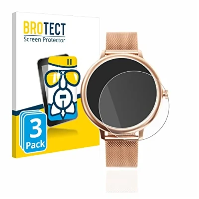 Abbildung von BROTECT Schutzglas für Naixues Smartwatch CF80 1.08&quot; (3 Stück) Schutzfolie Panzer Folie Glas [Extrem Kratzfest 9H, Anti Fingerprint,
