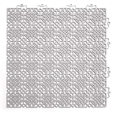 Abbildung von Andiamo Kunststoff Fliesen Terrassenfliesen Terra Sol, Packung, 14 St., Outdoor Klickfliesen, 38x38 cm, Set mit 1 qm, 2 5 UV beständig