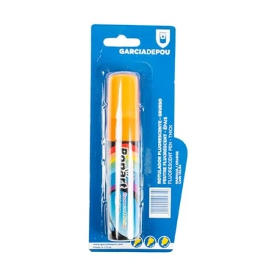 Abbildung von Garcia de Pou fluoreszierend Dicke Stift , Filz, orange, 30 x cm
