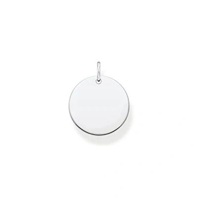 Abbildung von Thomas Sabo Anhänger Coin aus 925 Sterlingsilber, Maße: 2,6cm x 2,1cm, PE927 001 21
