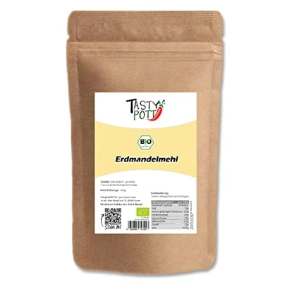 Abbildung von Tasty Pott Bio Erdmandelmehl I Mehl aus Erdmandeln Nuss Geschmack Vegane Küche Zum Backen &amp; Kochen Ballaststoffreich Im Beutel 1000g