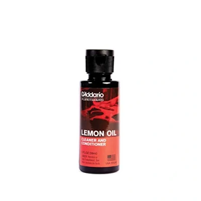 Abbildung von Daddario Plektrum, PW LMN Lemon Oil Pflegemittel für Gitarren