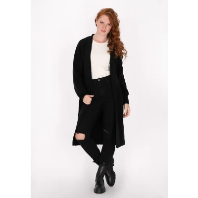 Abbildung von Strickjacke SCHMUDDELWEDDA XL/XXL / Schwarz 52% Acrylic 25% Polyesteramide 23% Polyester
