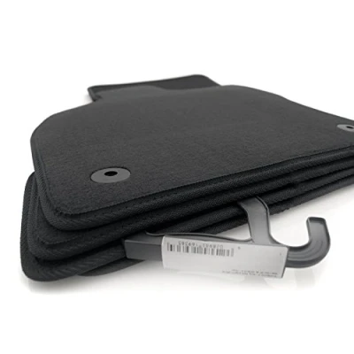 Abbildung von Fußmatten passend für Seat Leon SC 5F Velours Automatten Premium Matten in Original Qualität Schwarz 4 teilig