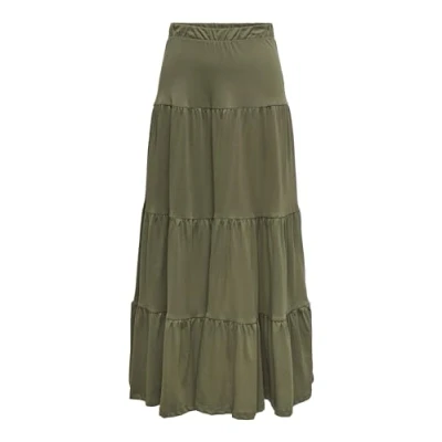 Abbildung von ONLY LIFE Maxirock, Damen, Größe: Small, Khaki