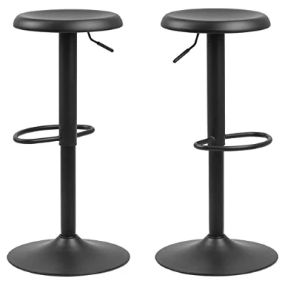 Abbildung von ACTONA GROUP Barhocker &quot;Finch&quot;, Barstuhl, (Set, 2 St), Höhenverstellbar, Fußstütze, Trompete Gestell