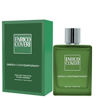 Abbildung von Enrico Coveri Green Contemporary 100 ml Eau De Toilette für Herren mit Lavendel und Minze
