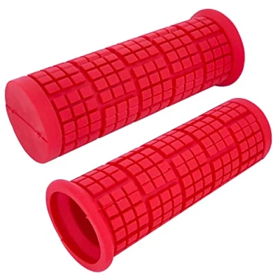 Abbildung von cyclingcolors Fahrradgriffe lenkergriffe Fahrrad gripshift 22mm 110mm Griffe Gummi Grip griffgummis MTB (Rot)