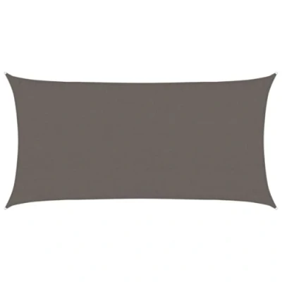 Abbildung von vidaXL Sonnensegel Sonnenschutz Windschutz Sonnendach UV Schutz Sonnenschutzsegel Schattenspender Garten Terrasse Balkon 160g/m² Anthrazit 3x6m HDPE