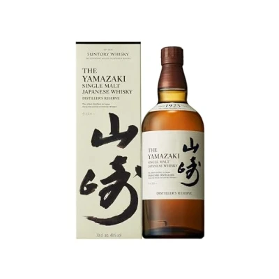Abbildung von Suntory Yamazaki Distiller&#039;s Reserve Whisky Single Malt Japanischer mit Geschenkverpackung Komplexer und harmonisch ausgewogener Geschmack 43 % Vol 700 ml