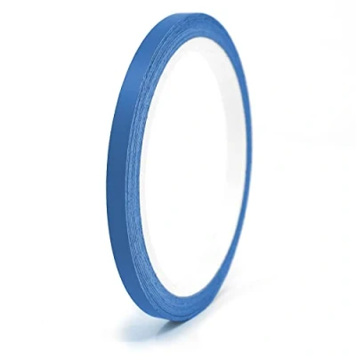 Abbildung von Finest Folia 10 Meter Matt Zierstreifen Auto LKW Motorrad Boot Modellbau Basteln DIY Deko Dekorstreifen Seitenstreifen Klebestreife selbstklebend (Azurblau matt, 5mm Breite)