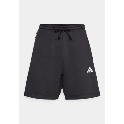 Abbildung von adidas Herren Essential Three Stripes French Terry Short, Black/White, XXS