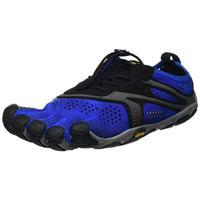 Abbildung von VIBRAM FiveFingers V Run Men Blue/Black Laufschuhe / Zehenschuhe Barfußschuh