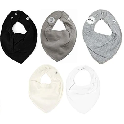 Abbildung von Pippi made with love Solid 5PACK Lätzchen für Kinder, Größe: One Size, White