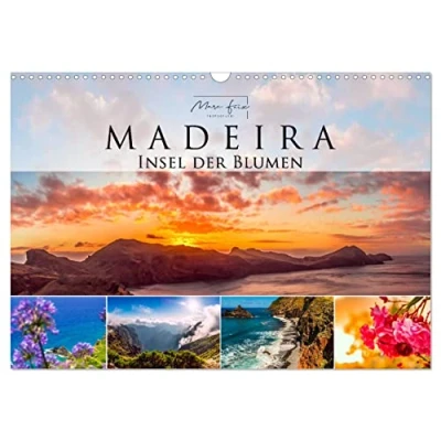 Abbildung von Madeira Insel der Blumen 2025 (Wandkalender DIN A3 quer), CALVENDO Monatskalender