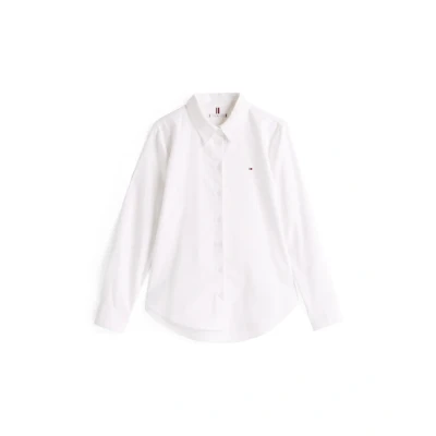 Abbildung von Tommy Hilfiger Hemdbluse OXFORD RELAXED FIT SHIRT mit aufgestickter Flag