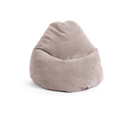 Abbildung von Sitting Point by Magma BeanBag Shara XXL Sitzsack aus Flauschcord 80x130cm, Hülle waschbar, Rose, Oeko TEX® Zertifiziert