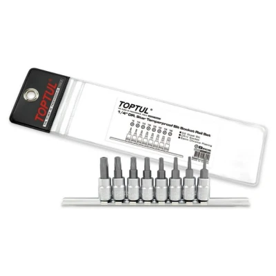 Abbildung von TOPTUL GAAG0809 Steckschlüsseleinsatz Set Torx Chrom Vanadium Stahl 1/4 Vierkant