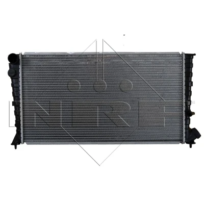 Abbildung von NRF EASY FIT 58101 Kühler, Motorkühlung Aluminium 669 366 29 mit Anbauteilen Kühlrippen gelötet CITROËN: Berlingo / First I