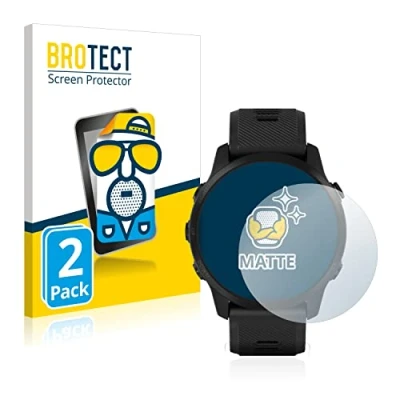 Abbildung von BROTECT Entspiegelungs Schutzfolie für Garmin Forerunner 945 LTE (2 Stück) Matte Displayschutz Folie, Anti Reflex, Fingerprint