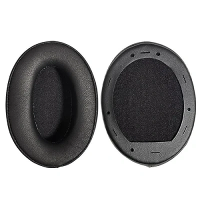 Abbildung von INF 1 Paar Ersatz Ohrpolster für Sony MDR 1000X WH 1000XM2, aus Proteinleder, Schnalle und schalldichte Baumwolle, Einfache Installation