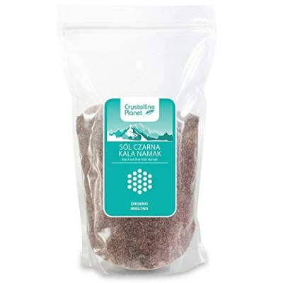 Abbildung von SCHWARZES SALZ KALA NAMAK FEINER BODEN 1 kg SKARBY OCEANU