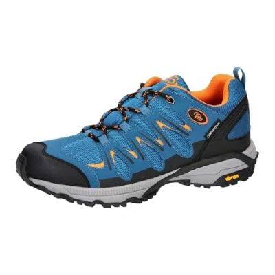 Abbildung von Brütting Unisex Norwalk Walkingschuhe, blau/schwarz/Lemon, 40 EU