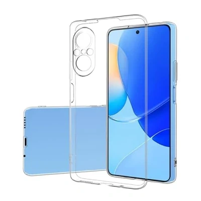 Abbildung von CoverKingz Handyhülle für Huawei Nova 9 SE Silikonhülle Soft Case Bumper Durchsichtig Handy Hülle Slim Cover Transparent