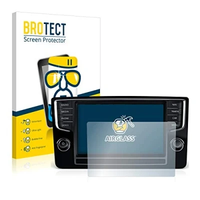 Abbildung von BROTECT Schutzglas für Volkswagen Golf Sportsvan 2015 Discover Pro 8&quot; 2014 Schutzfolie Panzer Folie Glas [Extrem Kratzfest 9H, Anti Fingerprint,
