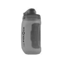 Abbildung von Fidlock Trinkflasche mit Connector Twist Transparent Schwarz, 450 ml, 09633TBL, Schwarz 450ml Single Bottle